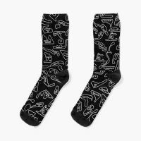 【jw】◇﹊■  Race Tracks Shapes - International circuits Socks Men′s sock men Mens with print man