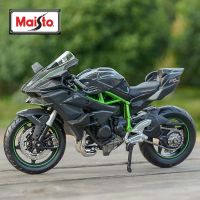 Maisto 1:12 Kawasaki Ninja H2 R Black Die Cast ยานพาหนะสะสมงานอดิเรกของเล่นแบบจำลองรถมอเตอร์ไซค์