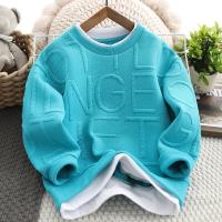 2023 Fashion Kids Tops Spring Fall Children Boys Letters Sweatshirts Cotton T Shirt Teen Pullover Clothes 5 6 8 10 12 14 Years