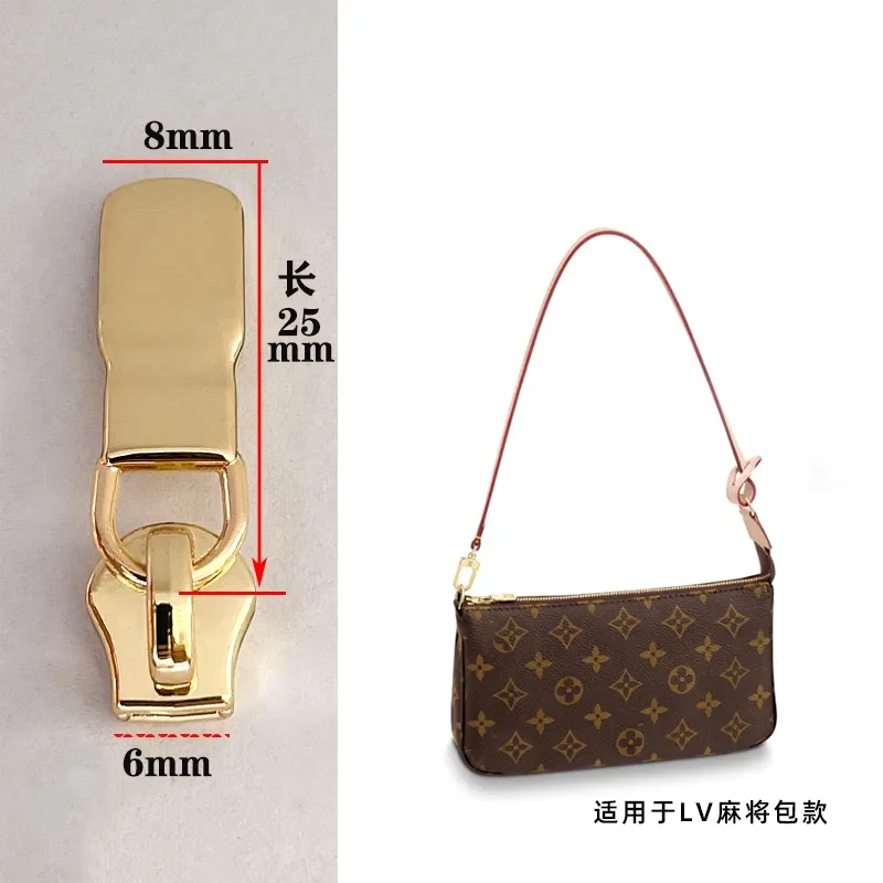 Suitable for lv bag zipper head accessories replacement mahjong