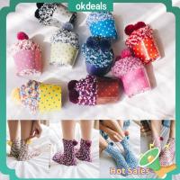 OKDEALS Women Elastic Soft Floor Socks Coral Velvet Winter Warm Knited Hosiery