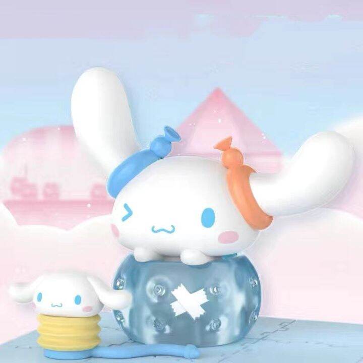 sanrios-cinnamoroll-kawaii-มวยไทยถ่ายภาพภาพอนิเมะกล่องทึบของเล่นต่อพ่วงน่ารักการ์ตูนของขวัญวันเกิดเด็กที่มือแบบจำลองทำ