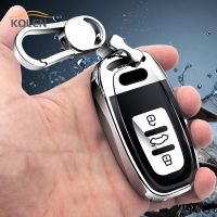 ☫ﺴ Soft TPU Car Remote Key Case Cover Fob For Audi A1 A3 A4 A5 A6 A7 A8 Q3 Q5 Q7 Quattro B6 B7 Holder Shell Protection Accessories