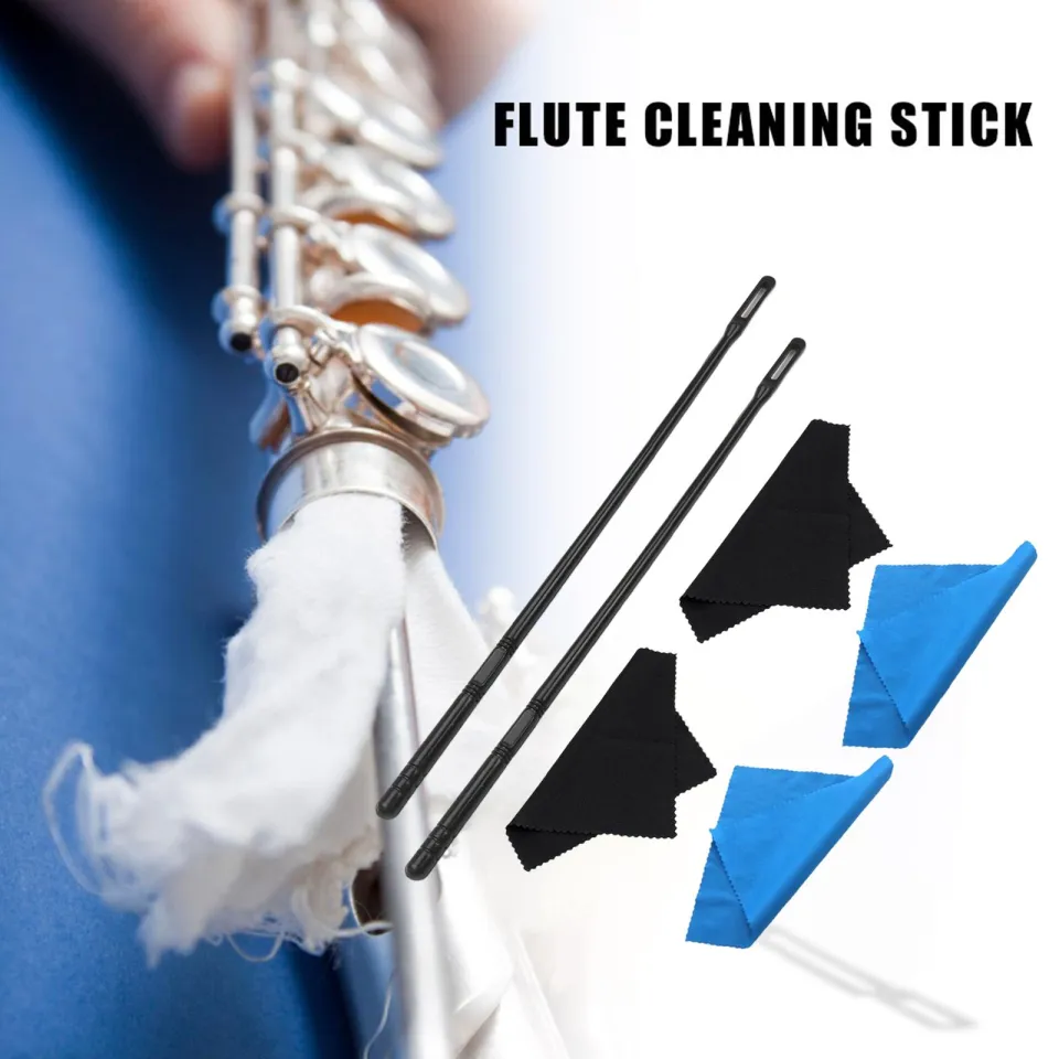 Flute Cleaning Rod and Cloth Flute Accessories Woodwind Flute