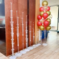 7/13/19/25Tube Balloon Column Balloons Stand Holder Confetti Balloon Kids Birthday Party Baby Shower Wedding Decoration Supplies Balloons