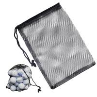 Nylon Golf Bags Sports Mesh Net Bag 50 Ball Carrying Drawstring Pouch Storage Bag For Golfer Outdoor Sports Gift