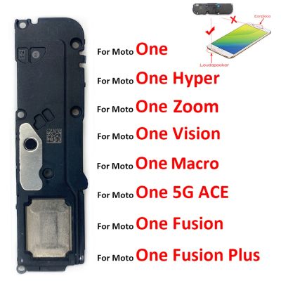 ลำโพงด้านล่างบัซเซอร์ลำโพงสำหรับ Motorola Moto One Vision Hyper Fusion Plus Zoom Macro One 5G ACE