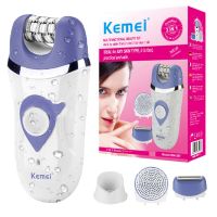 ZZOOI Original Kemei Women Electric Epilator For Facial Body Electric Shaver Bikini Trimmer Lady Razor Leg Underarm Hair Removal