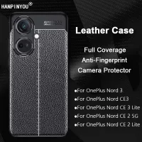 เคส TPU นิ่มหนังสุดหรูสำหรับ OnePlus Nord CE3 CE 3 2 Lite 5G เคสกันชนตัวปกป้องกล้องถ่ายรูปสีด้านสุดบางพิเศษ