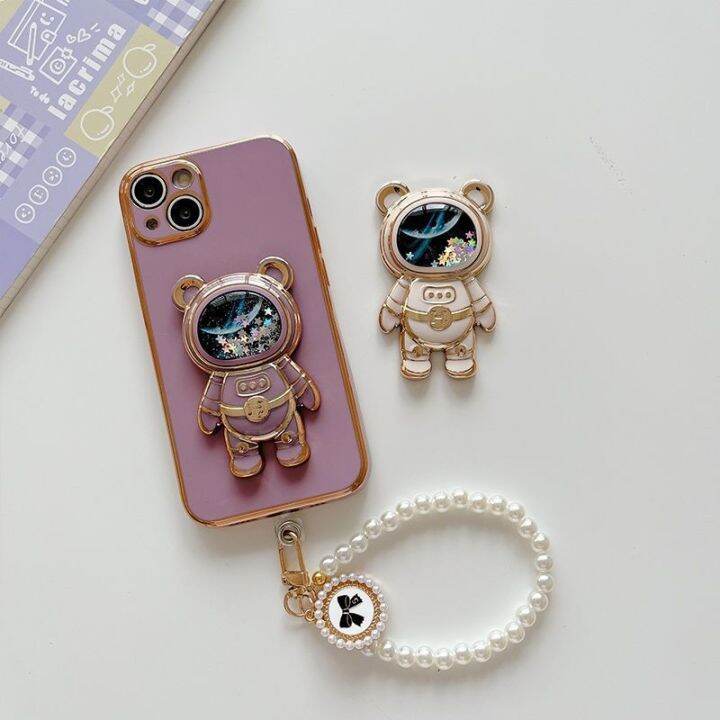 astronaut-glitter-liquid-quicksand-stars-stand-universal-mobile-phone-bracket-grip-holder-cute-3d-cartoon-bear-phone-grip