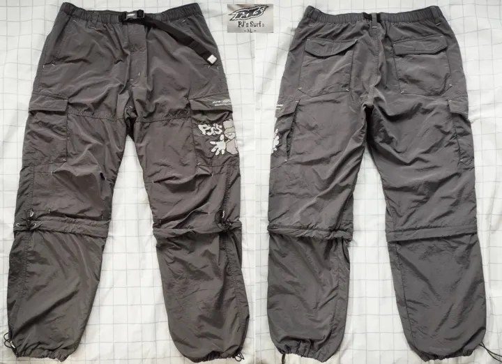 PJ's Surf Cargo Pantsกางเกงคาร์โก้เดินป่า ถอดขาได้ กันน้ำ กันลม ให้ความ