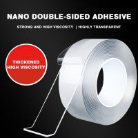 ❐☒✚ 1/2/3/5M Double Sided Adhesive Transparent Acrylic Nano Tape Washable Reusable Traceless Photos Frames Wall Strong Sticky Glue