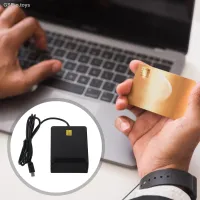 แอลเอ♟Leitor De Cartão Inteligente Portil Portil Universal Cartão Dispositivo USB Máquina Acesso Comum