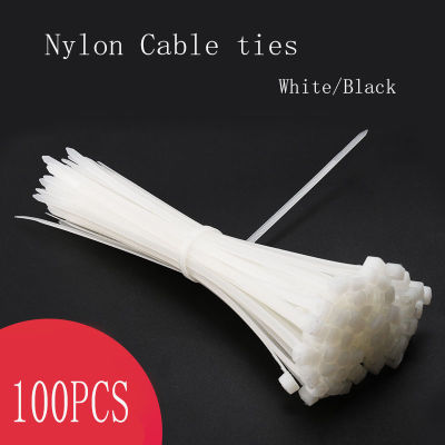 Self-locking พลาสติก NYLON Tie 100 PCS สีดำ 5X300cable Tie ยึด ring3X200 สายผูก Zip wraps สายคล้องสายผูกไนลอนชุด-Yrrey