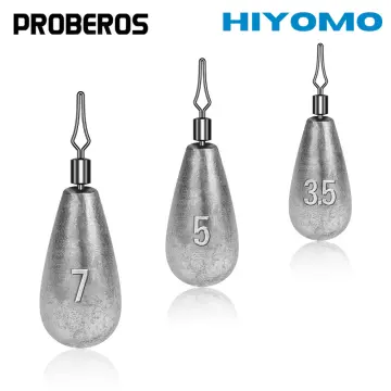 5/10pcs Bass Casting Fishing Weight Sinker Lead Bell Drop Shot