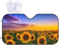 ม่านบังแดดรถยนต์ Tumzfhq กระจกรถยนต์ Sun Shade Blocks Uv Sun Visor Protector Sunshade