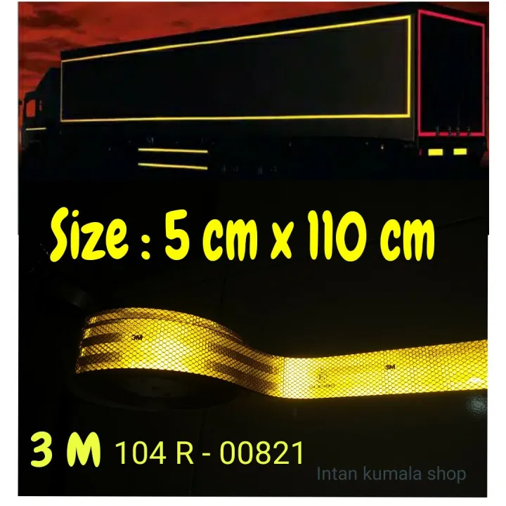 stiker reflektor 3m ( 104 R - 00821 ) | Lazada Indonesia