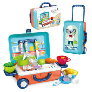 Bộ đồ chơi nấu ăn cho bé kèm vali đựng đồ nhựa nguyên sinh an toàn