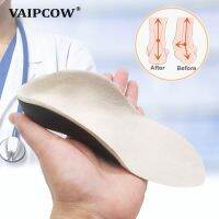 VAIPCOW Orthopedic Insoles For Children Kids Arch Support Insoles Flat Foot Flatfoot X/O Leg Orthotic Shoe Heel Pad Inserts Shoes Accessories