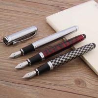 JINHAO X750 Iridium fountain pen METAL write SCHOOL SILVER Stationery Student Office school supplies  Pens