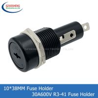 【YF】☊☸■  10x38MM Fuse Holder R3-41 30A600V Panel Mounting Current And Temperature Resistance Bakelite Boxes