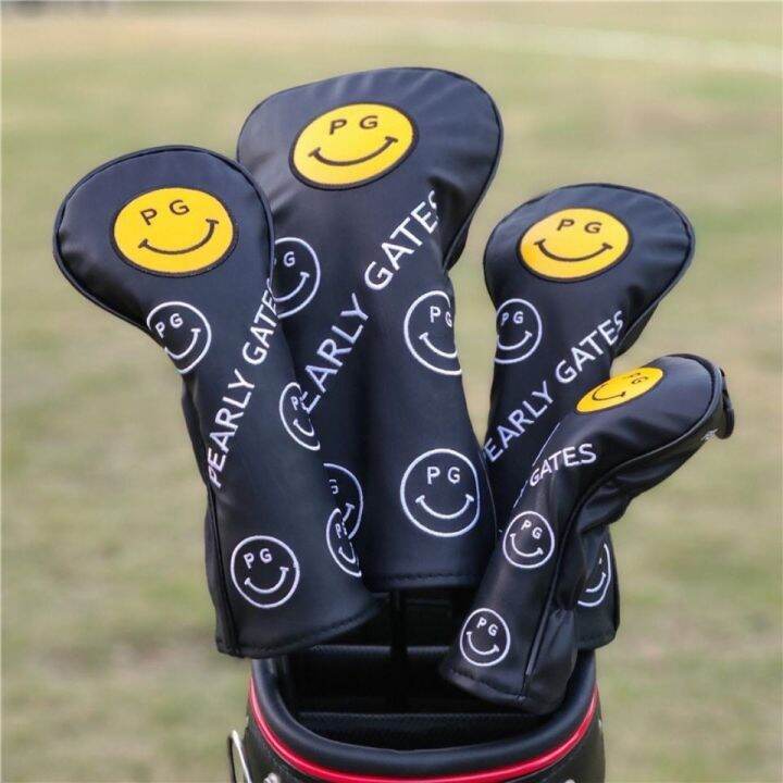 2023-exported-to-japan-high-end-pg-smiling-face-wooden-set-of-golf-clubs-set-of-rod-head-cases-ball-head-cap-sleeve