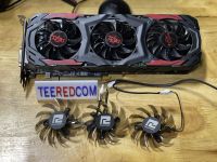 พัดลม POWERCOLOR RX 570 4GB Red Devil ของใหม่ชุด 3ตัว พร้อมส่งด่วนจากไทย