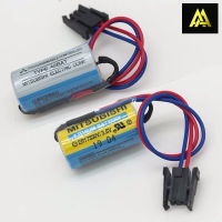 ถูกสุด!! ER17330 V / 3.6V (รับประกันสินค้านานที่สุด)TYPE A6BAT Mitsubishi (แจ็คดำ) แบตเตอรี่ PLC Battery for PLC ถูกสุด!! สต็อกในไทย สินค้าพร้อมส่งค่ะ สามารถออกบิลได้ค่ะ