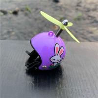 【CW】Car Duck Helmet Accessories Pink Black Duck Gold Chain Propeller Cute Bear Helmet Car Ornaments for Bike Motorcycle