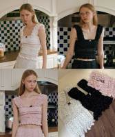 MIST OF RAIN - Gardenia Top รวมทุกสี (Black/ Pink/ White)พรีออเดอร์