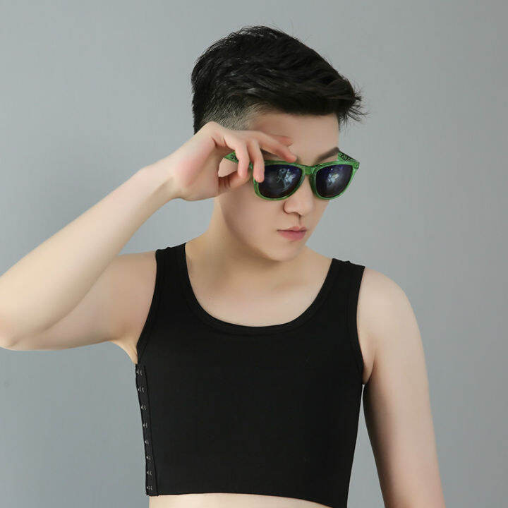 Women Chest Binder Side Buckle Breast Binder Trans Binder Tomboy Bra