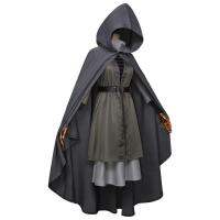 【cw】 Mans Source Elden French Ring cos Fireproof Female Melina cosplay Clothing Womens Hooded Cloak Spot ！