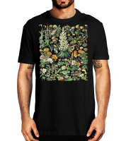 Personalized Tshirt for men women Vintage Inspired Flower Botanical Chart T-Shirt - Flower T-shirt Custom Gifts