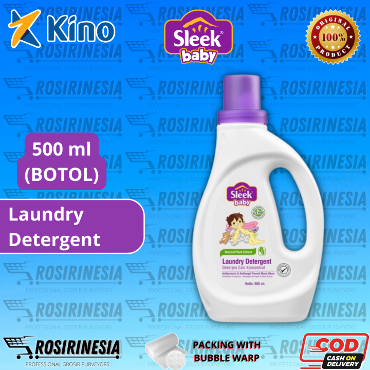 Sleek Baby Laundry Detergent Botol 500ml Lazada Indonesia
