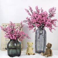 【CC】 Blossoms Artificial Flowers Baby 39;s Breath Gypsophila Fake Wedding Decoration Bouquet Faux Branch