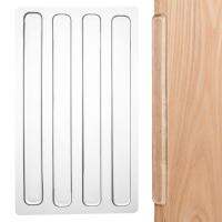 Silicone Self Adhesive Buffer Bars Refrigerator Anti-collision Strip Door Stopper Cabinet Bumpers Transparent Protector Strip Decorative Door Stops