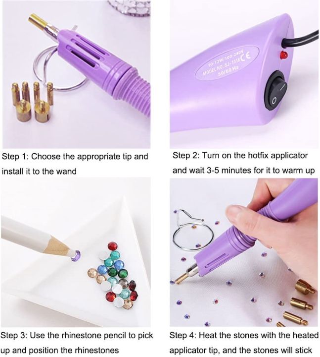 cw-new-hot-rhinestone-set-us-or-rhinestones-applicator-set-flatback-iron-on-wand-heat-fix-gun