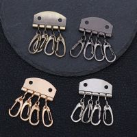 ‘；【。 4Pcs High Quality Row Rivet Hook Metal Leather Craft Keyring Rivet Holders Sewing Bag Buckles For Leather Bag Accessories Tools