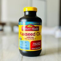 NATURE MADE Flaxseed Oil 1400mg Omega 3-6-9 300 Softgels ช่วยเรื่องระบบการไหลเวียนเลือด การทำงานของหัวใจ