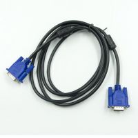 Plink 1.8M VGA Cable สายยาว 1.8 เมตร M/M (หัวสีน้ำเงิน/ดำ) Black