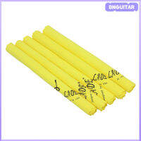 BNGUITAR ผ้าขัดผ้าทำความสะอาด5x สำหรับเครื่องดนตรี25ซม. สีเหลือง