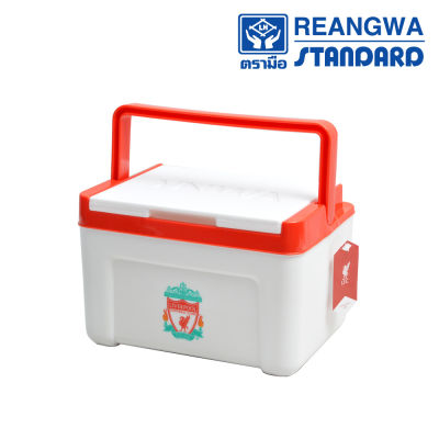 REANGWA STANDARD - SNOW BANK กระติกคูลเลอร์เหลี่ยม LIVERPOOL 5.5 ลิตร กระติกน้ำแข็งเก็บความเย็น สินค้าลิขสิทธิ์แท้จากสโมสรฟุตบอลลิเวอร์พูล สีขาว RW 0367