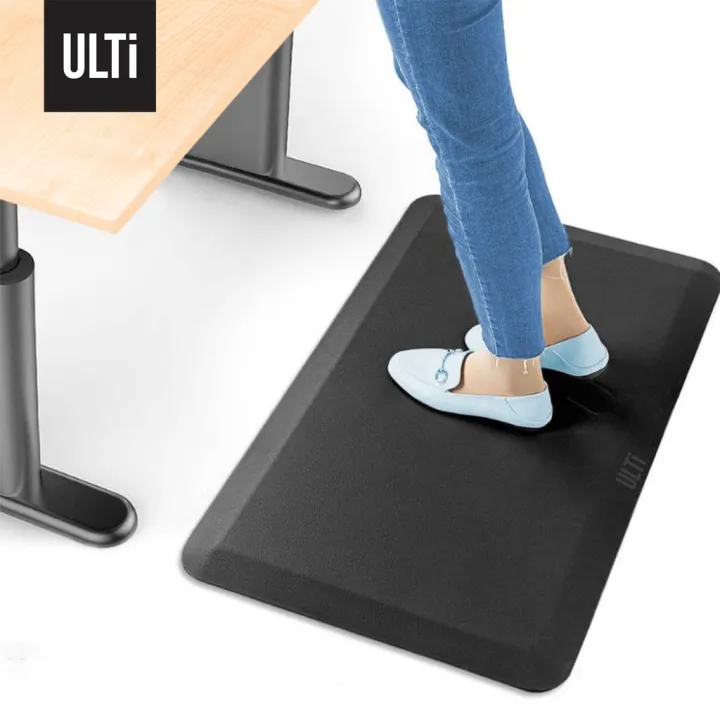 Ulti Anti Fatigue Mat, Standing Desk Mat, Kitchen Mat, Cushioned Floor Rug,  Ergonomic With Strong Grip For Office & Wfh | Lazada Singapore