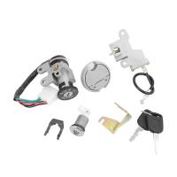 Motorcycle Full Lock Ignition switch 5 Wire Scooter Ignition Switch With keys Kit For Moped GY6 49cc 50cc Scooter Roketa Jonway Other Transmission Par