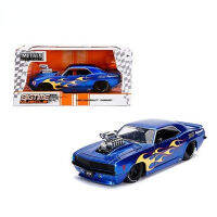 1:24 1969 Chevrolet Camaro ดัดแปลง R กล้ามเนื้อรถจำลอง Diecast รถโลหะ CHEVY BLAZER รุ่นรถคอลเลกชัน