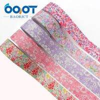 【hot】！ OOOT BAORJCT I-191214-276225mm10yards flowers Thermal transfer Printed grosgrain Ribbonsbow cap accessories