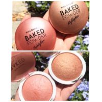 ไฮไลท์ 4 สี ไฮไลท์หน้าเงา BAKED POWDER HIGHLIGHTER KISS BEAUTY  #81281-03