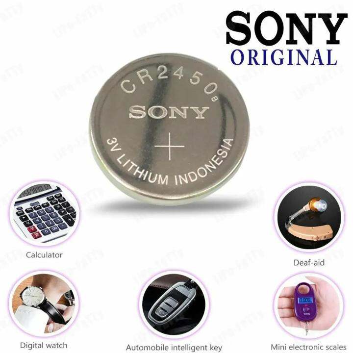 SONY CR2450 3V Original Battery Lithium Battery Lazada PH