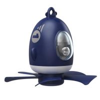 Camping Fan with LED Lights Tent Fan Light with Hanging Operated USB Desk Fan for HomeTent Car RV Hurricane