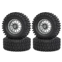 4pcs 2.6" Metal Beadlock Wheel Rim 135mm Rubber Tire Tyre for 1/10 RC Crawler Car Axial SCX10 Wraith RR10 Capra Electrical Connectors